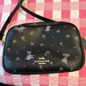 Coach Disney 101 Dalmatians crossbody with pink wristlet